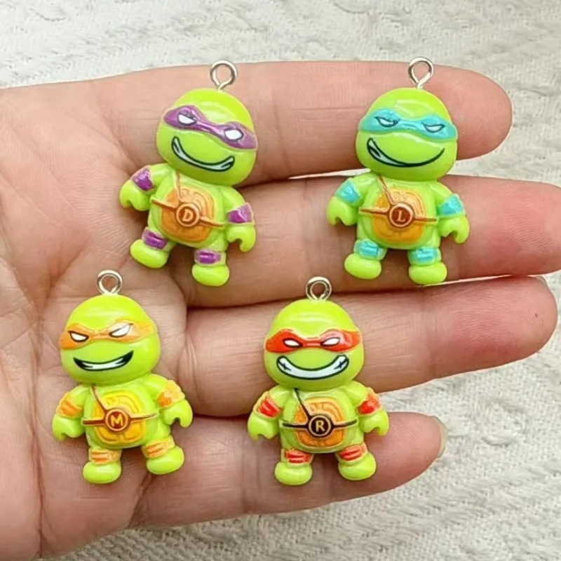 Resin Crafts Diy - 10 Stück Niedliche Cartoon-Anime-Harz-Anhänger DIY Bastelbedarf