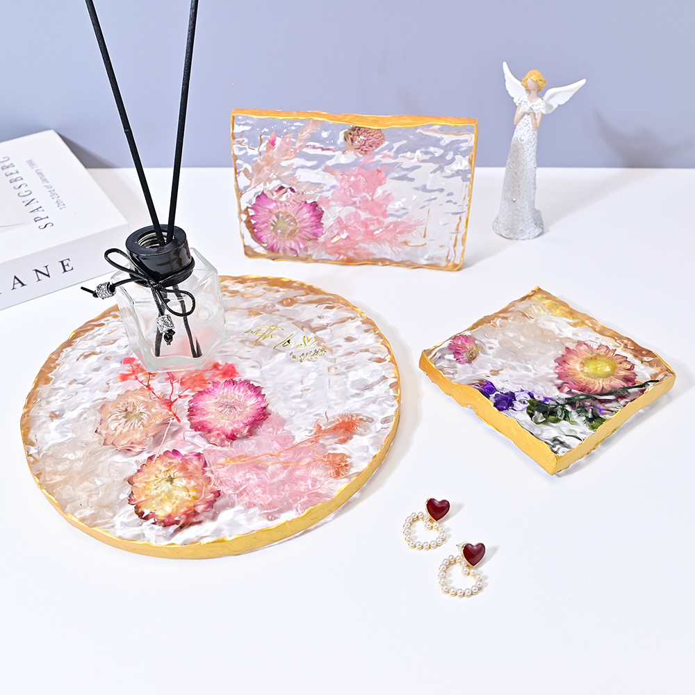 Coaster Mold Round - Form DIY Kristall Harz Weihnachten Runde