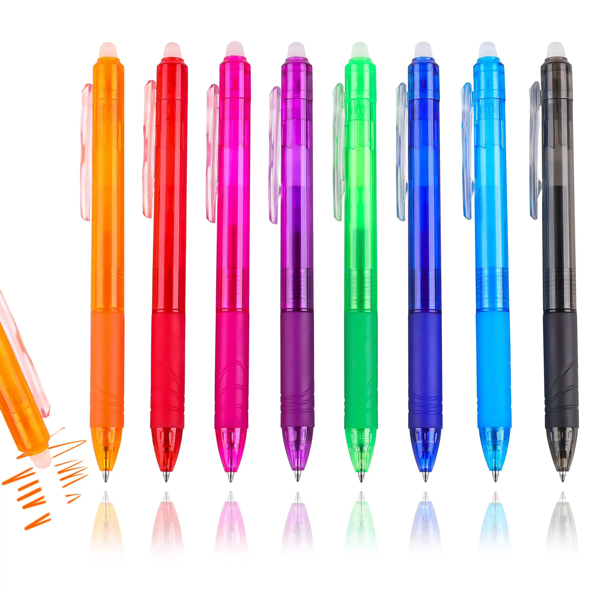 Pilot Pen Frixion - 8 Farben, 0,7 mm, magischer, einziehbarer,