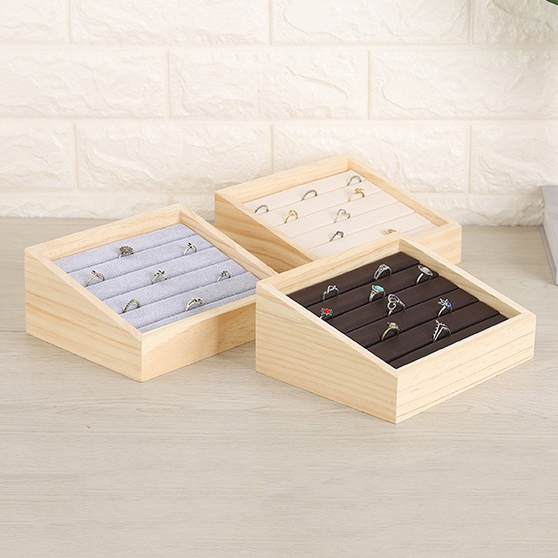 Wood Ring Blank - 1pc Holz schmuck Display Tablett Anhänger
