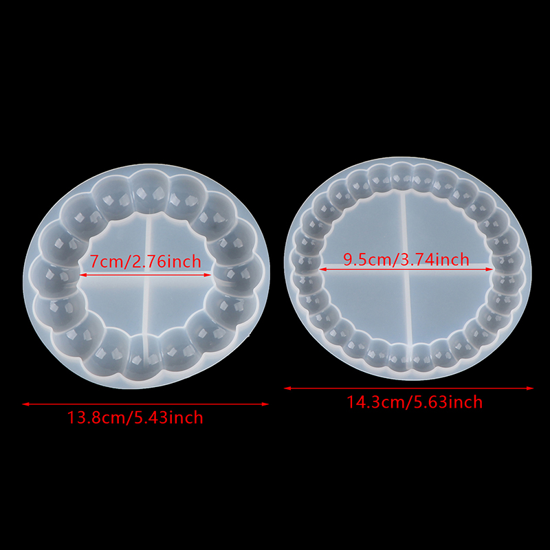 Coaster Mold Round - DIY-Zement-Untersetzerform für nordische Gips-Untersetzer, runde Ablage,