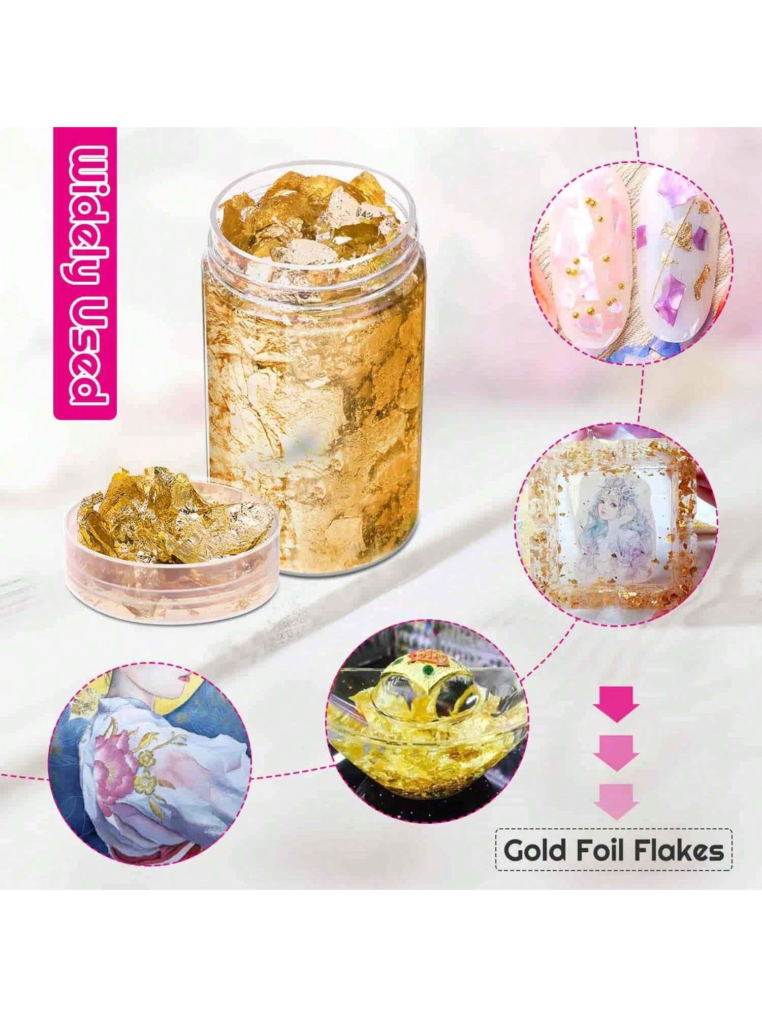 Goldblättchen, Goldfolie zur K – Gold Foil Flakes Bewertung und Preis