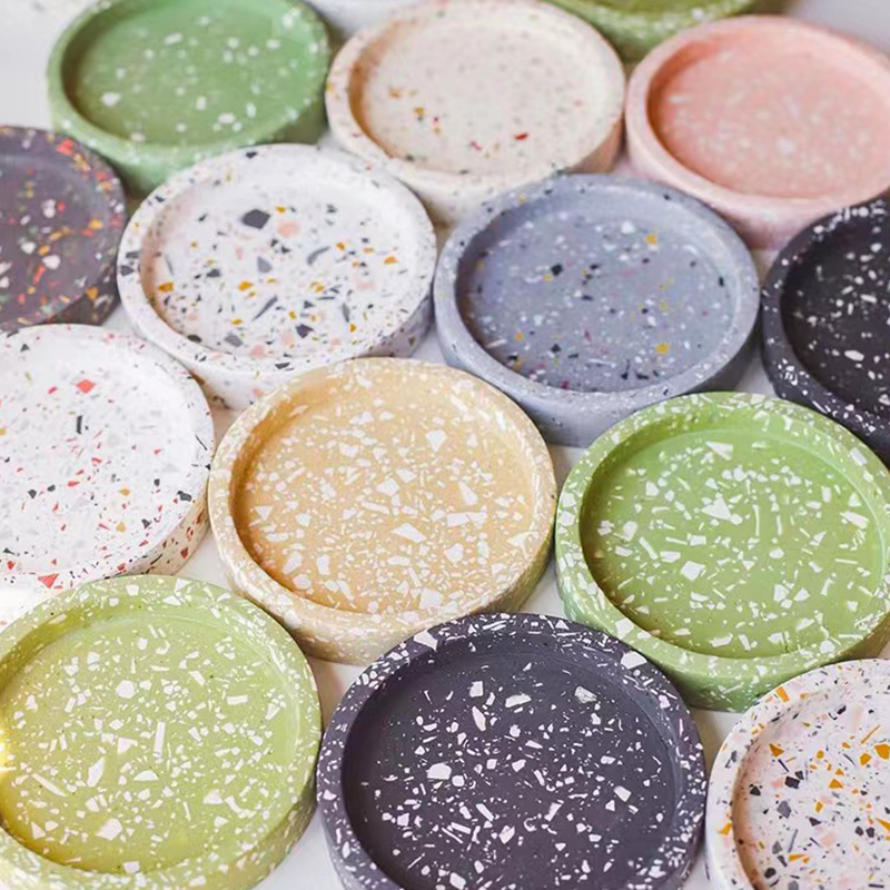 Runde Tablett Zement Formen Si – Coaster Mold Round Bewertung und Preis