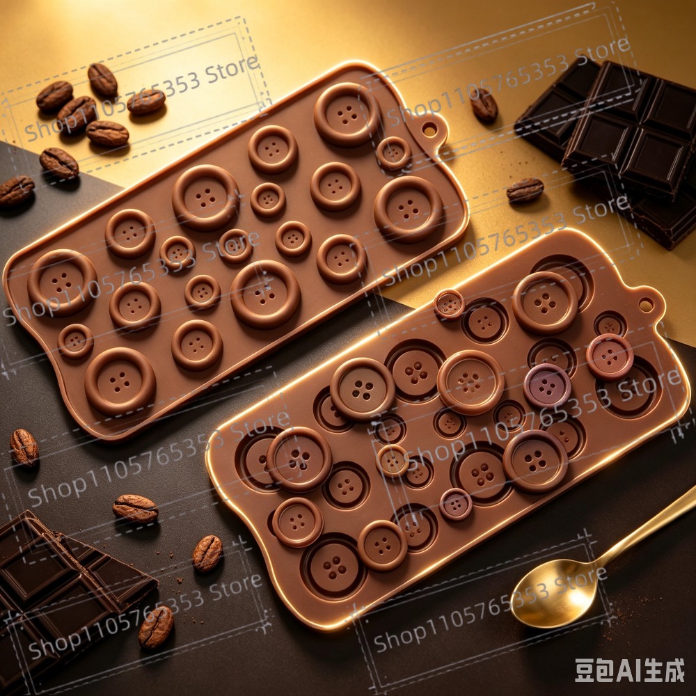2026 Schokoladenform Knopfform – Silicone Mold Tray Bewertung und Preis