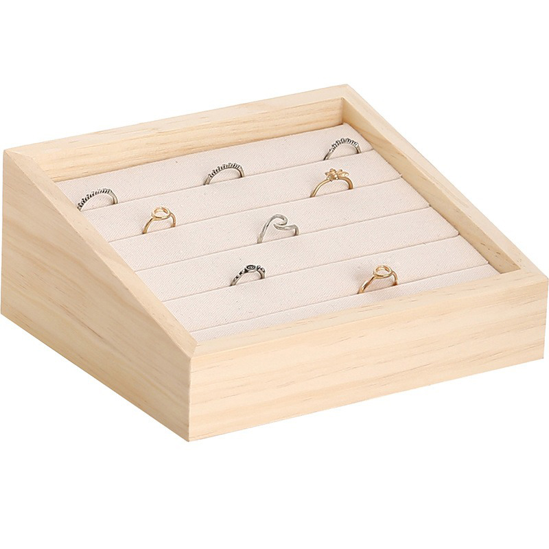 1pc Holz schmuck Display Table – Wood Ring Blank Bewertung und Preis