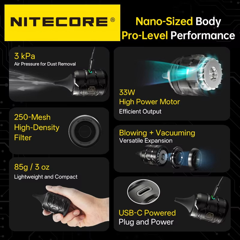 NITECORE BB nano Kabelgebunden – Vacuum Chamber Small Bewertung und Preis
