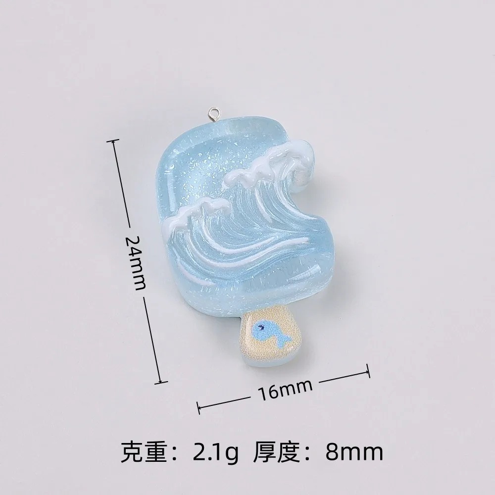 10 Stück Kawaii Sommer-Eis am  – Resin Craft Material Bewertung und Preis